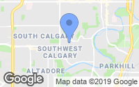 Map of Saddle Ridge, AB