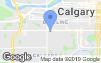 Map of Saddle Ridge, AB