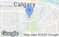 Map of Saddle Ridge, AB