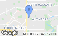 Map of Saddle Ridge, AB