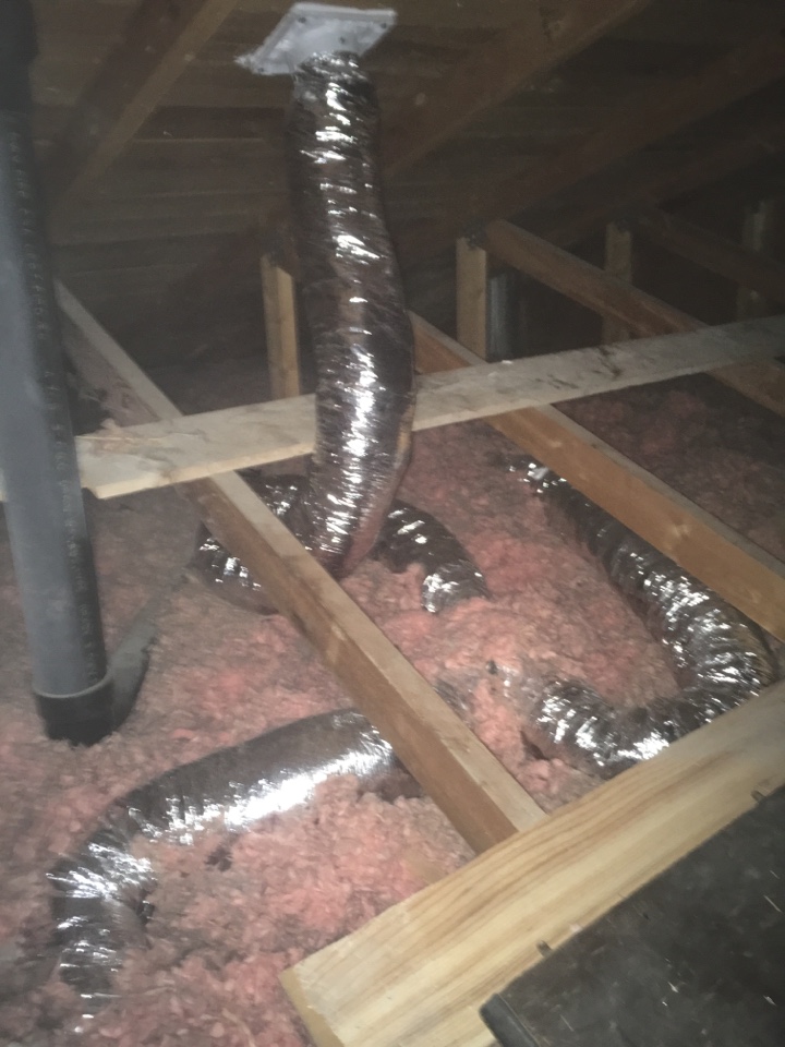 Saddle Ridge, AB - Installed two bathroom vents Saddle Ridge, AB - Installed two bathroom vents