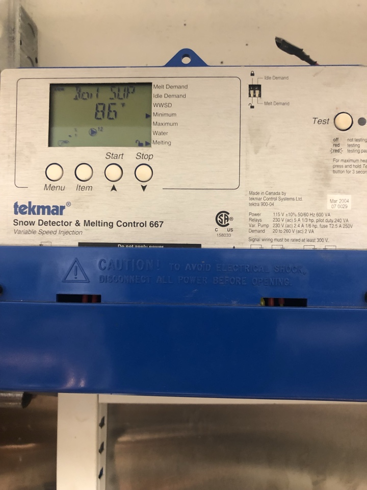 Saddle Ridge, AB - Plumbing repair required work on Tecmar snow melt 667 reprogram it.  Saddle Ridge, AB - Plumbing repair required work on Tecmar snow melt 667 reprogram it.