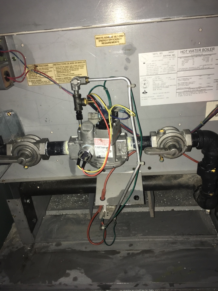 Saddle Ridge, AB - Replaced boiler gas valve Saddle Ridge, AB - Replaced boiler gas valve