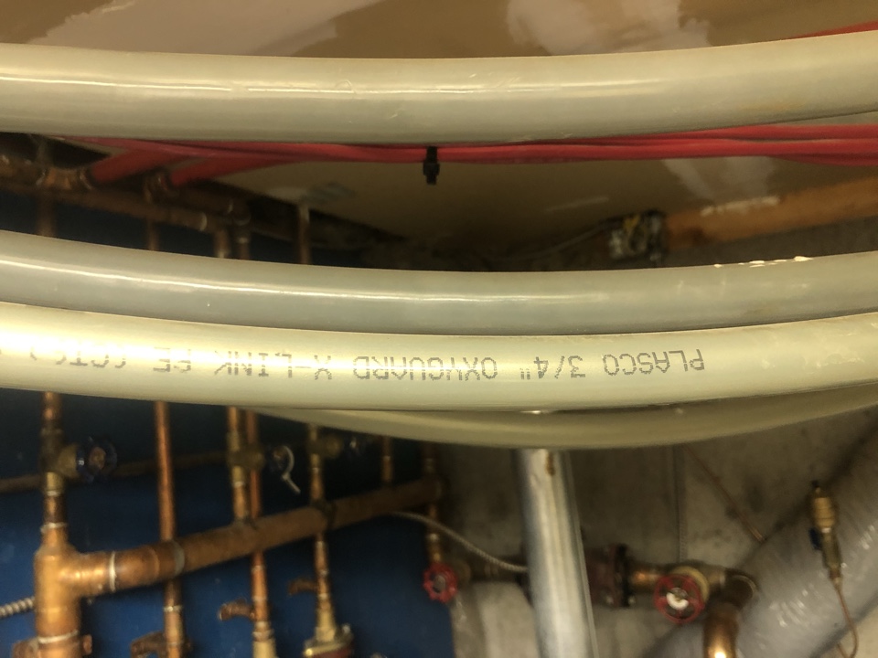 Saddle Ridge, AB - Repaired three-quarter inch lines to hot water tank. As well as two bathroom replacing PEX That was leaking. Saddle Ridge, AB - Repaired three-quarter inch lines to hot water tank. As well as two bathroom replacing PEX That was leaking.
