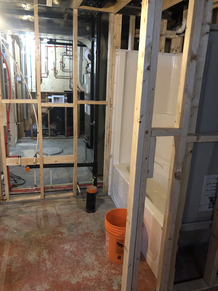 Saddle Ridge, AB - Plumber required. Installed rough in basement Saddle Ridge, AB - Plumber required. Installed rough in basement